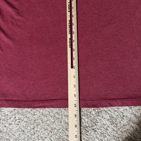 Batman Shirt Mens Large Maroon Here To Party DC Comics Tee Junk Food Made USA - Picture 7 of 7